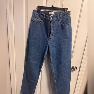 Abercrombie and fitch 90s straight high rise